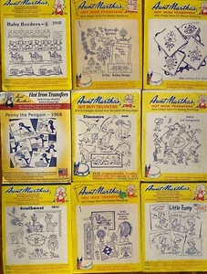 Vtg Aunt Martha Iron On Transfers - Embroidery* Painting* Needlepoint* UPick 1+ - Picture 1 of 10