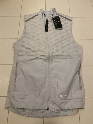 Nike Aeroloft Water Repel Reflective Men's Running Vest BV4862-085 Size M  - Image 1 of 2