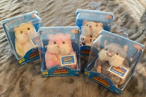 4 Webkinz Mazin' Hamster - Sunshine, Sweetie, Cookie & Waffles - tan pink grey - Bild 1 von 17