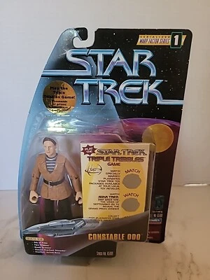 Figura de acción Star Trek Warp Factor Series Constable Odo Playmates 1997 nueva en paquete Foto 1 de 2