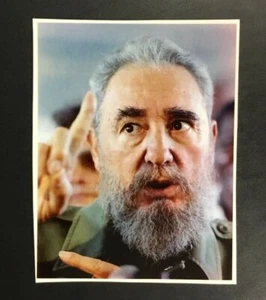 Original 1993 Fidel Castro Cuban President Press Photo Cuba Rare Color 8" x 10" - Picture 1 of 2