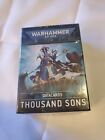 Games Workshop Warhammer 40K Chaos Thousand Sons Datacards Box SEALED
