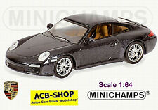 Porsche 911 Carrera S 2008 Grey Metallic Die Cast 1 64 Minichamps 640066420 R