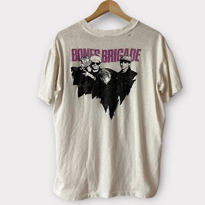 1986 Powell Peralta "Bones Brigade" Vintage Skateboard Tee Shirt 80s 1980s - Image 1 of 4