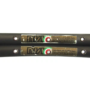 Nisi Contender 36h 700c clincher rims, dark anodized pair - Picture 1 of 12