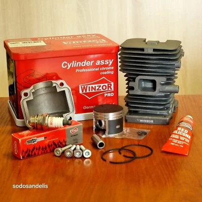 Kit cylindre pour broche piston STIHL MS170 018 MS180 38mm Ø10mm 11300201208 ... - Photo 1/4