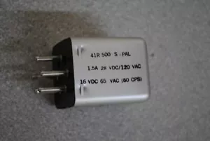SIGMA INSTRUMENTS RELAY 41R-500S-PAL ELECTROMAGNETIC NOS 28VDC 1.5AMP 500 OHM - Picture 1 of 3