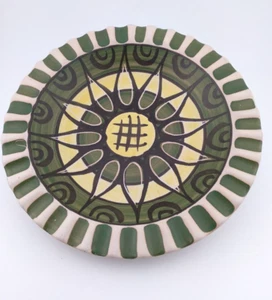 Vintage GRAVEREN NORSK Bowl Plate Norway Mid Century hand painted made 2353/410E - Picture 1 of 14