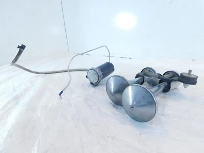 Harley Davidson Touring Dyna Softail & Sportster Chrome Dual Air Horns - Image 1 of 4