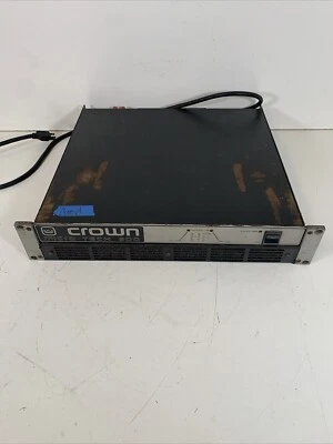 Crown Micro Tech 600 2 Channel 750 Watt DJ Home Audio Power Amplifier WORKING - Image 1 of 4