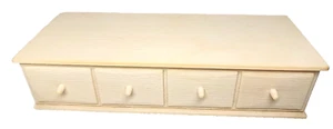 Vintage 60s Barbie Doll Susy Goose Hopechest Drawer Wardrobe Bedroom Furniture - Picture 1 of 8