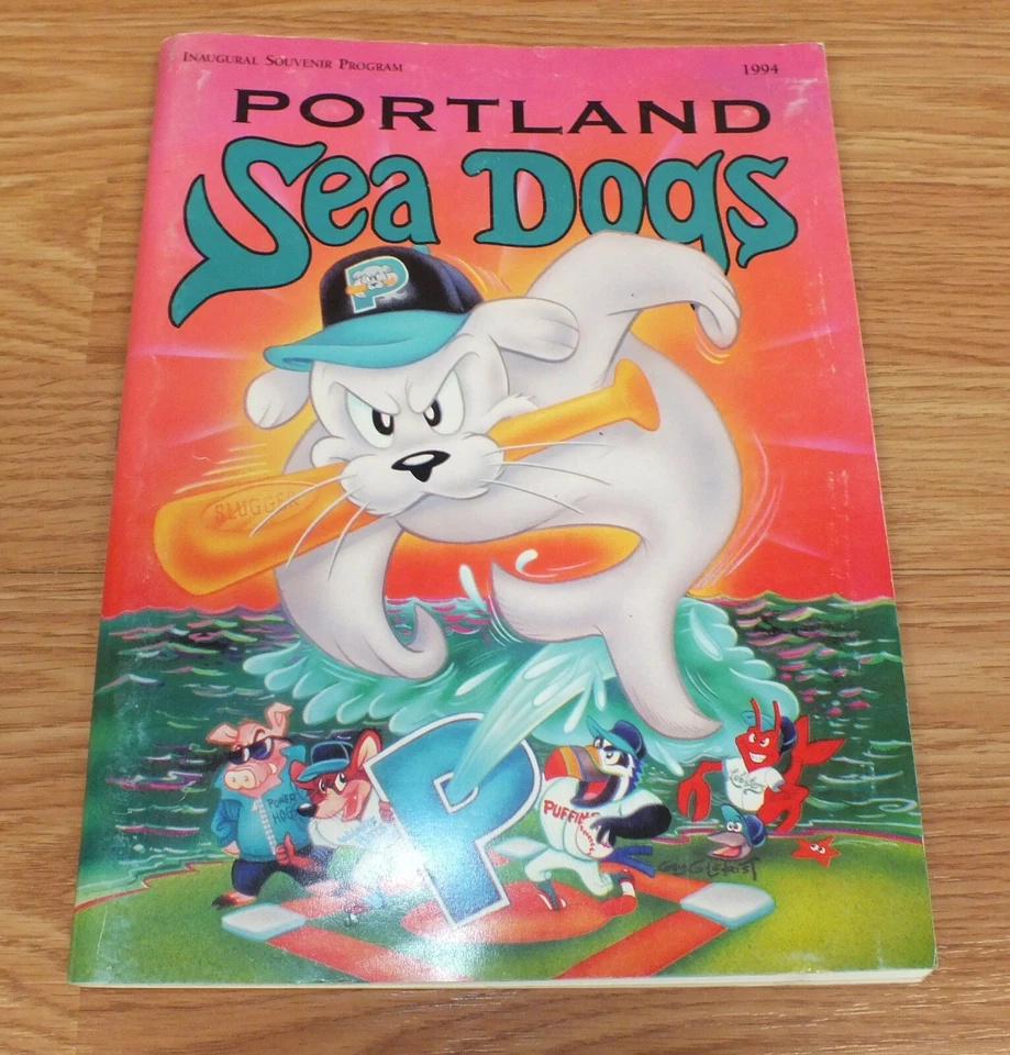 Vintage 1994 Portland Sea Dogs Inaugural Souvenir Program Booklet Only - Image 1 of 4