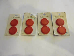 BOTONES VINTAGE RED LA MODE 1" - Imagen 1 de 2