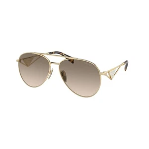 Prada Sonnenbrille 0PR 73ZS Pale Gold Light Brown Grad Light Grey - Bild 1 von 3
