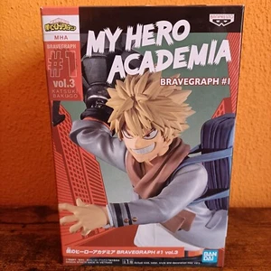 Banpresto My Hero Academia Bravegraph Katsuki Bakugo Figure New Inside, Box Open - Imagen 1 de 7