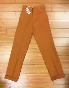 Levi's Nwt Men's Vintage Tab Twills Orange Denim Pants - Picture 1 of 5