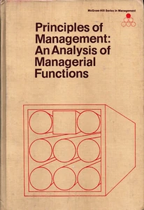 Prinzipien der Managementanalyse von Führungsfunktionen 5. Ed Koontz ODonnell - Bild 1 von 1