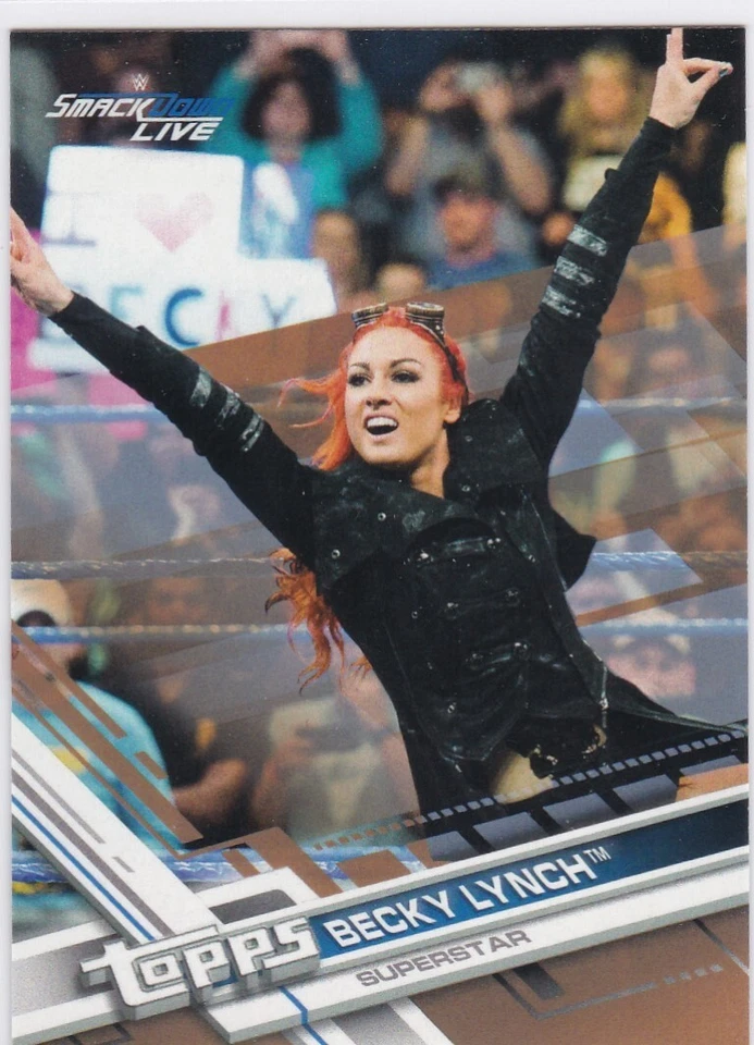 2017 Topps WWE Then Now Forever #140 Becky Lynch SP BRONZE VERSION - Image 1 of 1