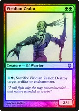 Viridian Zealot FOIL Darksteel NM Green Rare MAGIC THE GATHERING CARD ABUGames