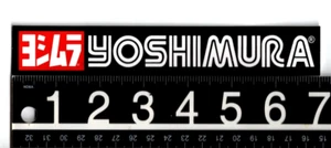Yoshimura Performance Exhaust Sticker 7 in x 1.2 in Multicolor Decal - Picture 1 of 1