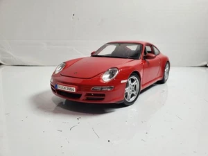 1/18 Maisto Porsche 911 (997) Carrera S Coupe rot Diecast - Imperfect - Bild 1 von 13