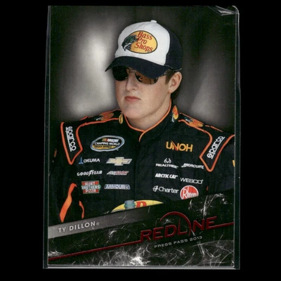 Ty Dillon #50 2013 Press Pass Redline Richard Childress Racing Racing Card NM - Image 1 of 3