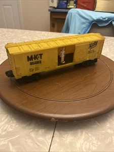 2-Missouri-Kansas-Texas MKT The Katy 85023 O-Guage Box Car Flat Car 13445 Good - Picture 1 of 17