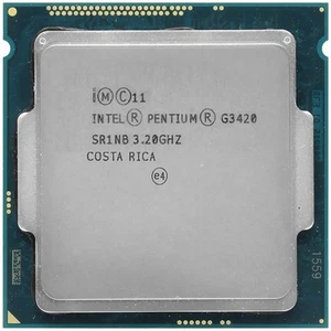 Processor Intel Pentium G3420 LGA1150 LGA 1150 Fourth Gen 3,20GHZ 2C/2T PC CPU - Picture 1 of 2