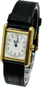 Cartier Must de Tank W1013854 2415 SM Weiß Quarz Damenuhr TOP A3886 - Bild 1 von 10