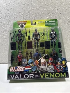 2004 G.I. JOE Valor Vs. Venom 6 pack Cobra Strike Team Urban Division - Picture 1 of 6