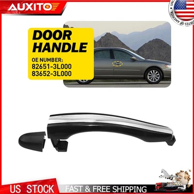 1* передняя правая наружная дверная ручка под правую руку подходит для Hyundai Azera 06-11 загрунтованный пластик - Изображение 1 из 4