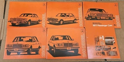 1977 Mercedes Dealer Salesmans Car Introductory Guide Set 450sel 280e 300d 280se - Image 1 of 4