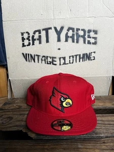 Gorra de colección Louisville Cardinals New Era nueva hecha en EE. UU. 5950 Fifty - Imagen 1 de 8