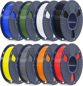 PLA+2.0 3D Drucker Filament Bundle, Multicolor PLA+ Filament 1,75mm - Bild 1 von 5