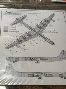 WAR BIRDS DECALS # 72003 1:72nd SCALE B-36 STENCILS & INSIGNIA DECAL - Picture 1 of 2