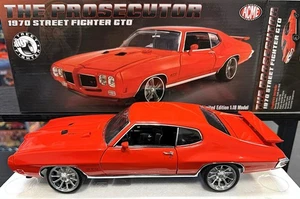 1/18 SCALE, ACME, 1970 PONTIAC GTO " THE PROSECUTOR" with YCID CNC Machined WHLS - Picture 1 of 2