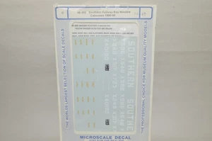 Spur O Microscale Decals 48-282 Southern Railway Erkerbegleitwagen - Bild 1 von 1