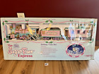 Vintage Enesco Precious Moments Sugar Town Holiday Express Train Set with Music!
