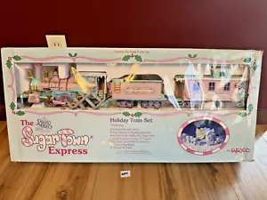 Vintage Enesco Precious Moments Sugar Town Holiday Express Zug Set mit Musik! - Bild 1 von 14