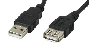 3m USB A 2.0 Data and Power Extension Male to Female Cable Lead 2A (22AWG) - Picture 1 of 3