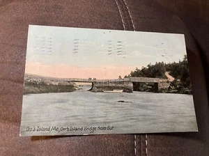 Orr’s Island, Maine, Orr’s Island Bridge from Gut - Picture 1 of 2