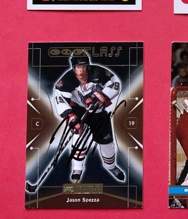 JASON SPEZZA Mississauga Icedogs 2000 UD  SIGNED / AUTOGRAPH Hockey CHL RC - Image 1 of 1