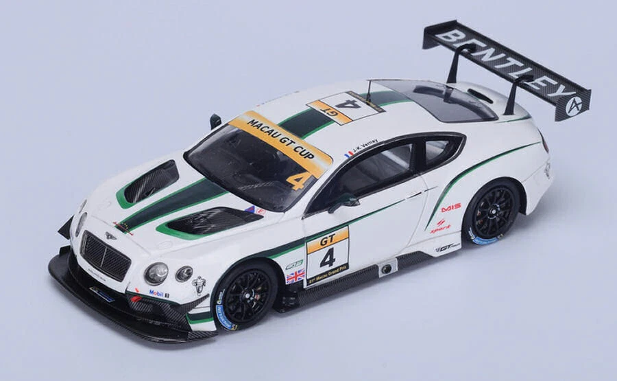 SPARK MODEL SA084 BENTLEY CONTINENTAL GT3 N.4 MACAU GT CUP 2014 JEAN KARL VERNAY - Immagine 1 di 1