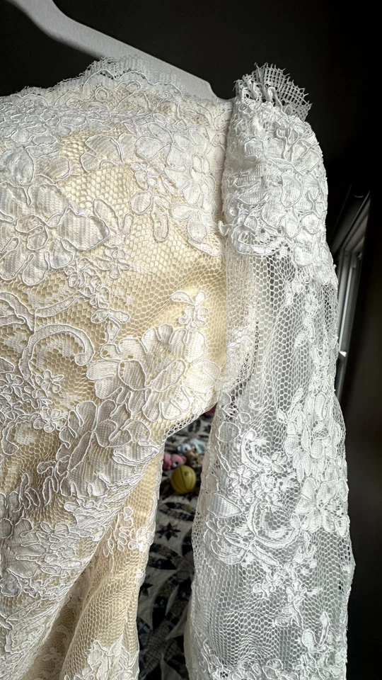 Vestido de novia boho de encaje talla 12 | Vestido de novia de verano | ¡Belleza usada única! Foto 1 de 4