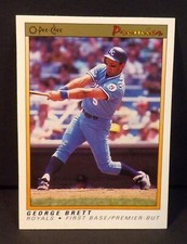 1991 O-PEE-CHEE #14 George Brett Kansas City Royals HOF MINT!
