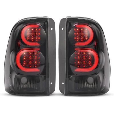 Black Smoke LED Tube Tail Lights For Chevy Trailblazer Trail Blazer 2002-2009 - Image 1 of 4