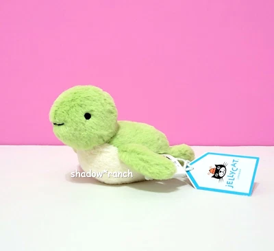 Jellycat FLUFFY TURTLE - Tiny 3" - Authentic - Brand New with Tags - Image 1 of 4