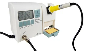 Soldering Station Digital ZD-937 Temperature Display 50 Watts to 400°C Complete Kit - Picture 1 of 6