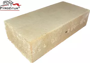 Schamottestein 250 x 124 x 64 Schamotte Schamottplatte Schamottstein PYROZITUR® - Bild 1 von 1