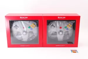 Lot 2 Nintendo Switch Online LE Wireless Controller Set Unopened Box N64 Japan - Picture 1 of 10